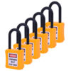 De-electric Lockout Padlock Yellow